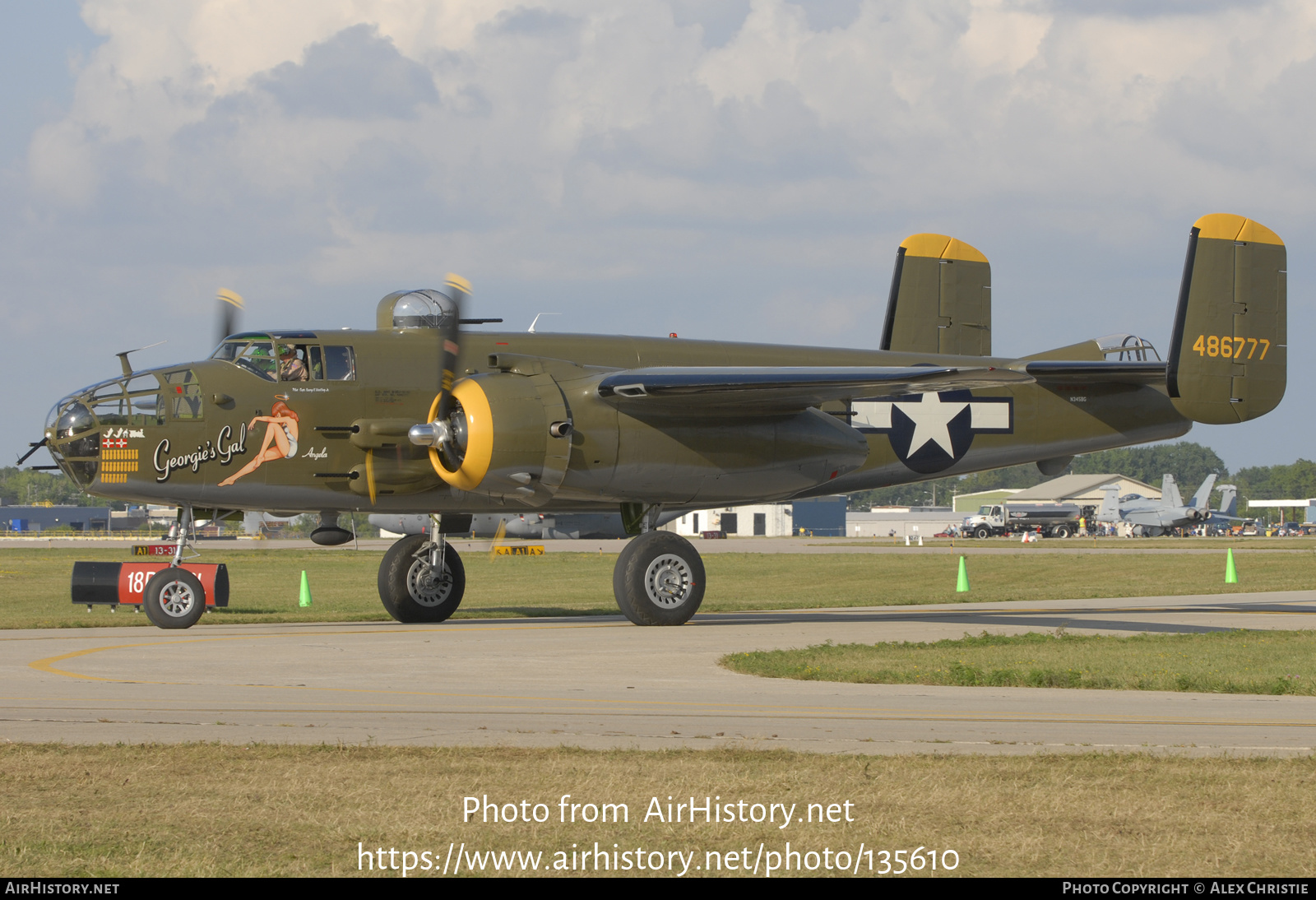 Aircraft Photo of N345BG / 486777 | North American B-25J Mitchell | USA - Air Force | AirHistory.net #135610