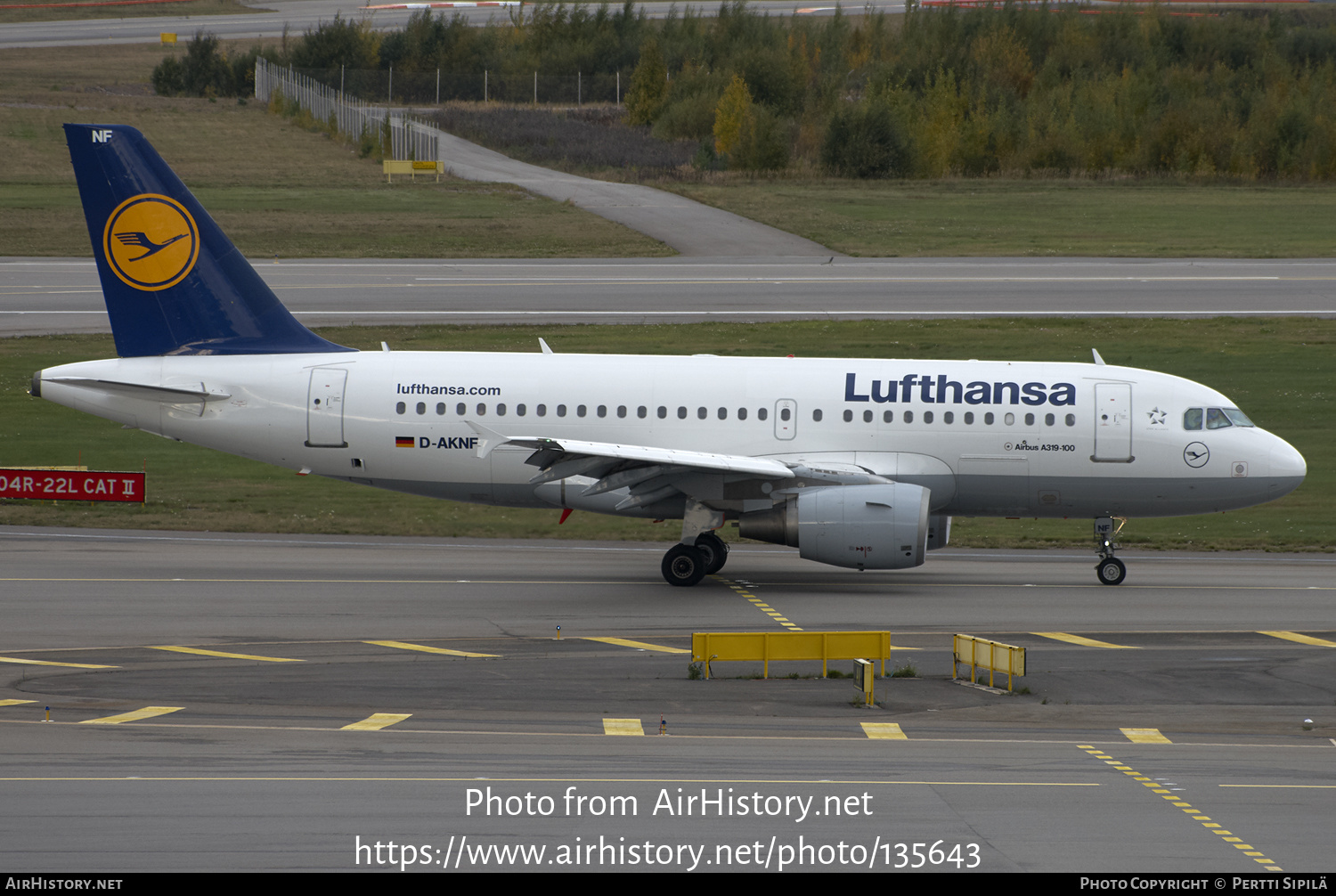 Aircraft Photo of D-AKNF | Airbus A319-112 | Lufthansa | AirHistory.net #135643