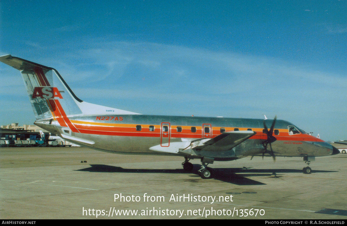 Aircraft Photo of N227AS | Embraer EMB-120RT Brasilia | ASA - Atlantic Southeast Airlines | AirHistory.net #135670