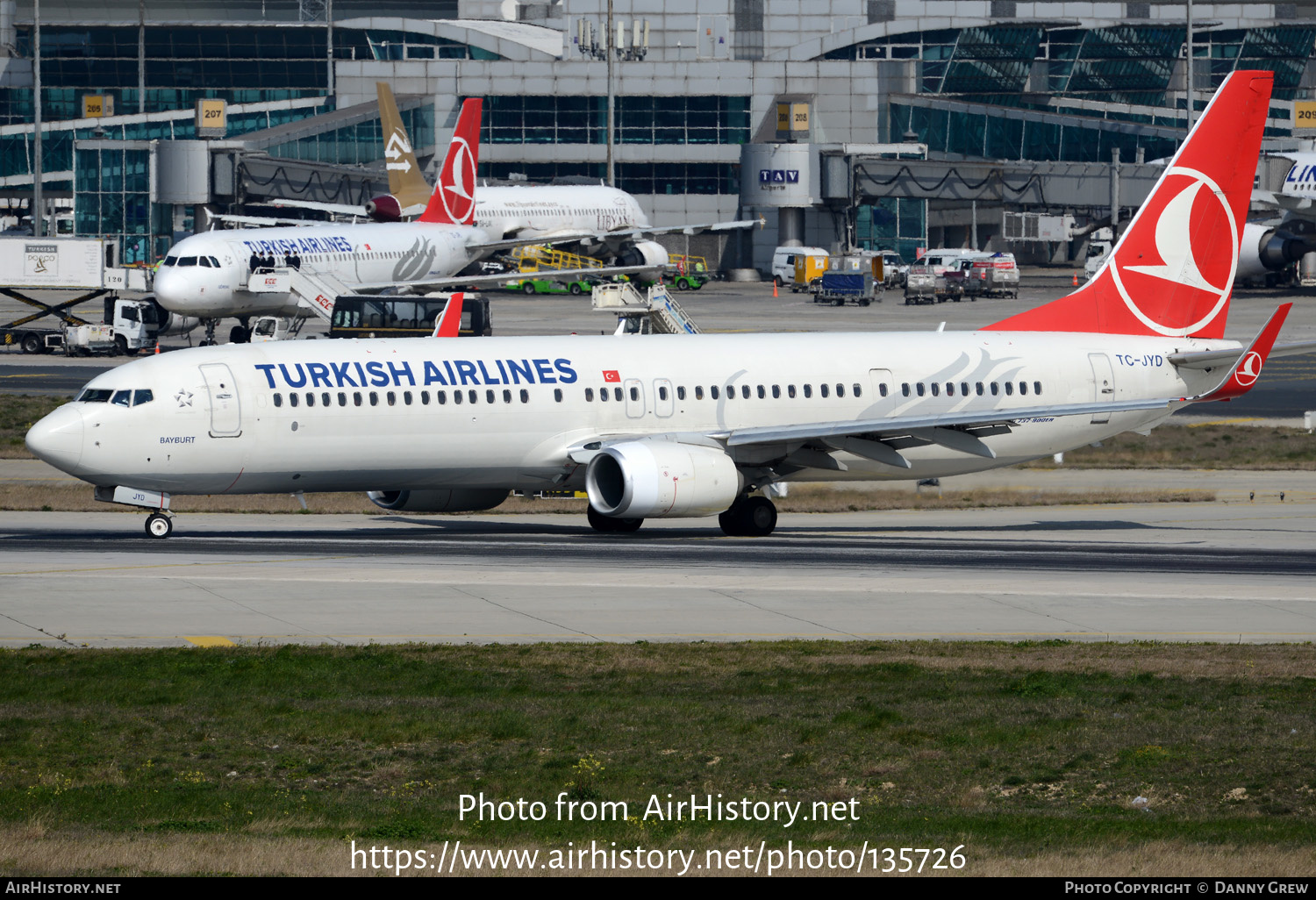 Aircraft Photo of TC-JYD | Boeing 737-9F2/ER | Turkish Airlines | AirHistory.net #135726