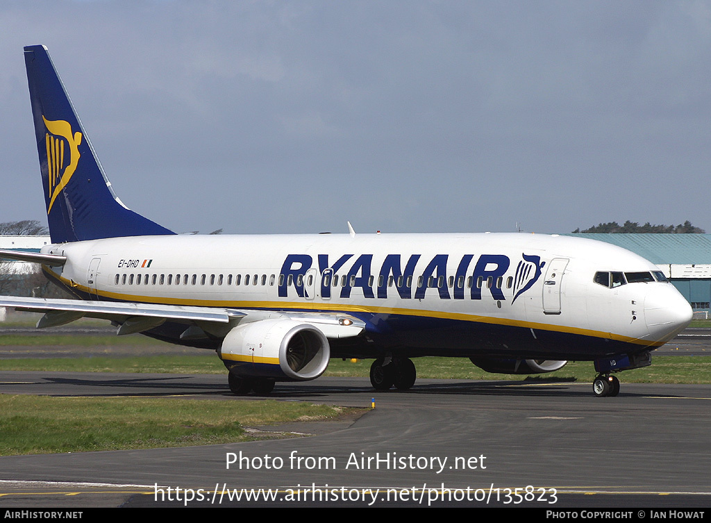 Aircraft Photo of EI-DHD | Boeing 737-8AS | Ryanair | AirHistory.net #135823