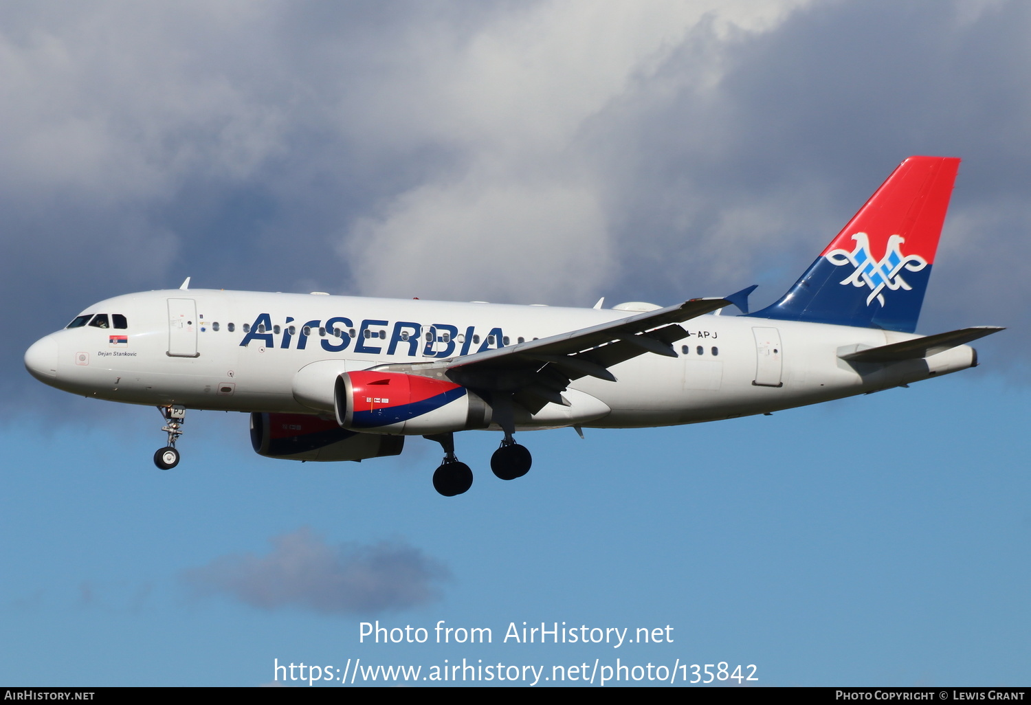 Aircraft Photo of YU-APJ | Airbus A319-132 | Air Serbia | AirHistory.net #135842