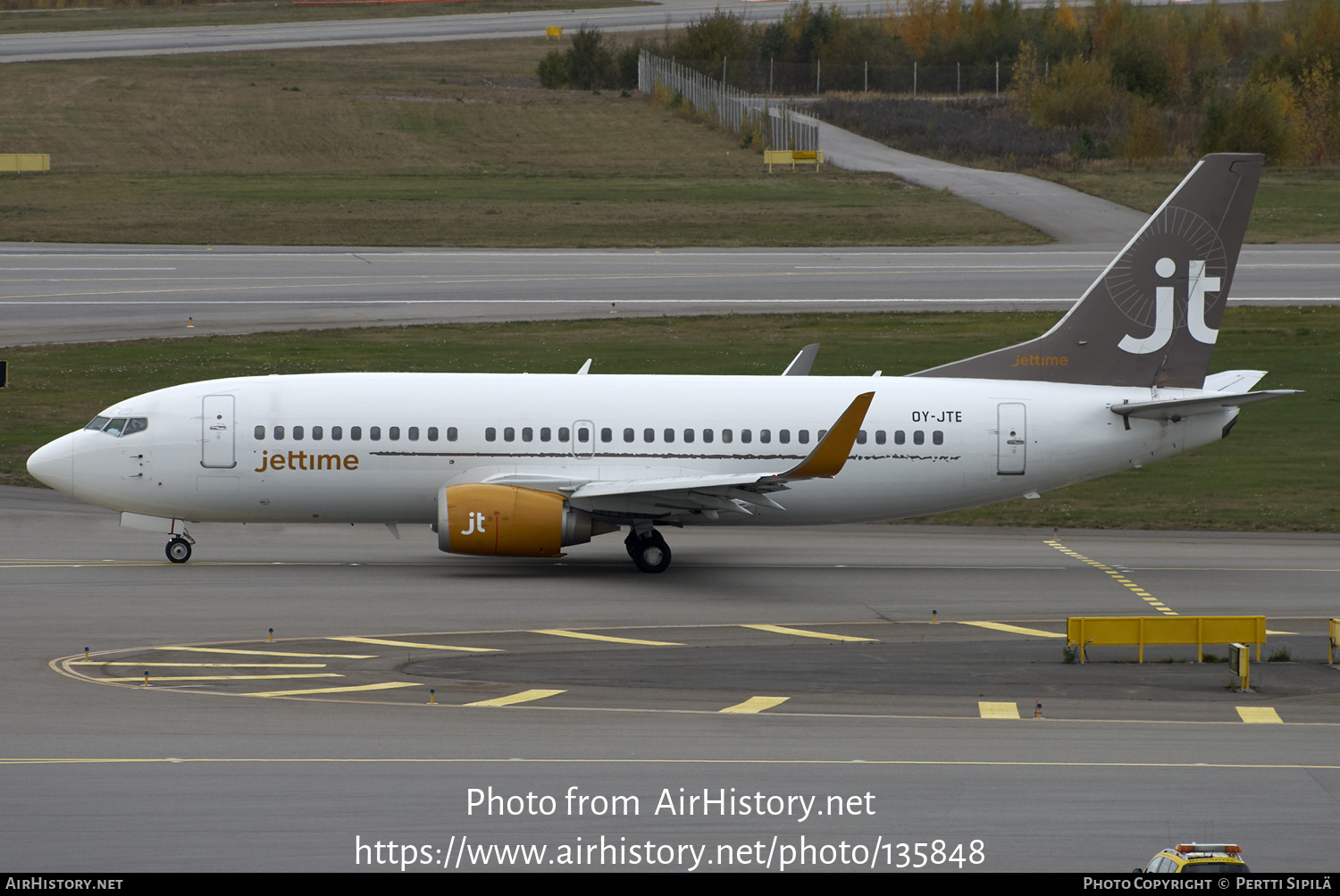 Aircraft Photo of OY-JTE | Boeing 737-3L9 | Jettime | AirHistory.net #135848