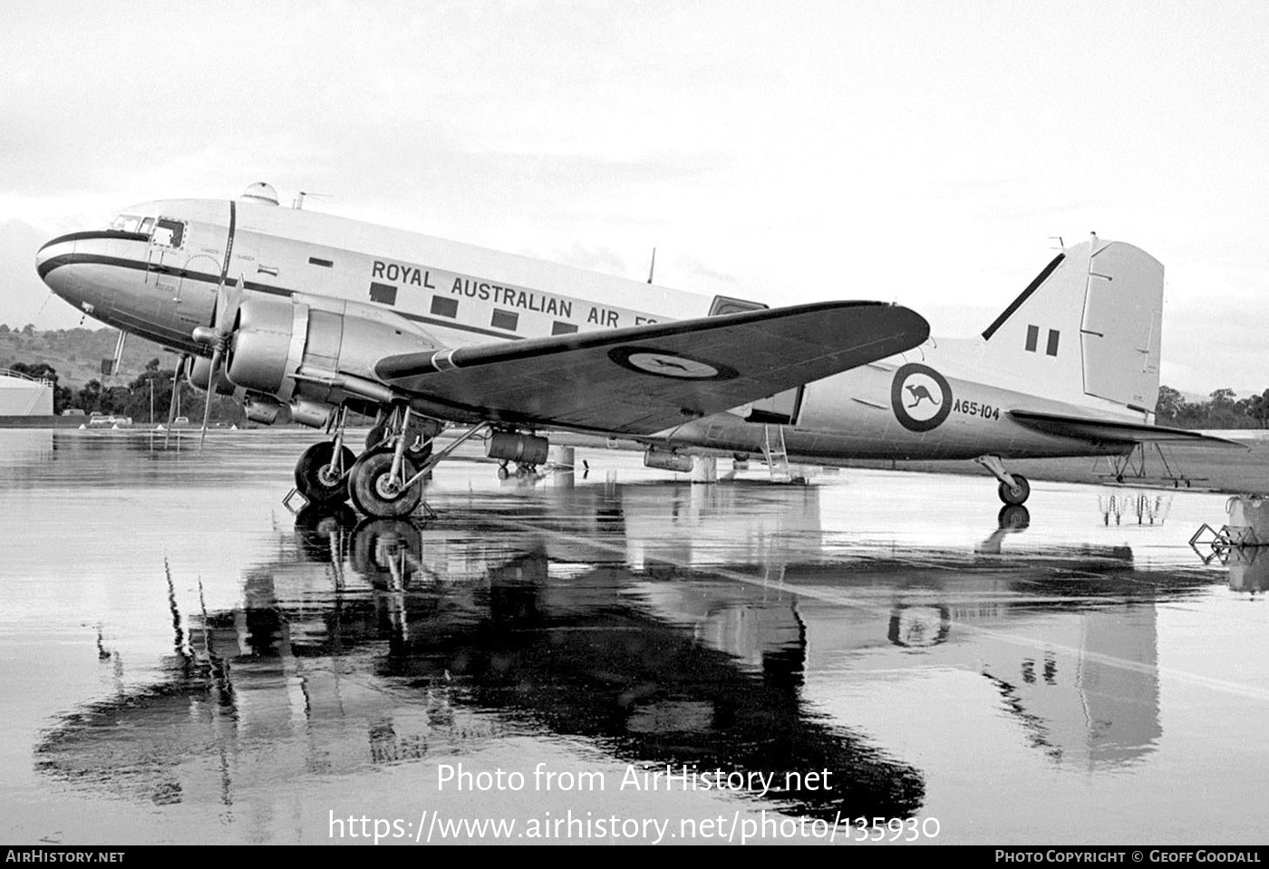 Aircraft Photo of A65-104 | Douglas C-47B Dakota Mk.4 | Australia - Air Force | AirHistory.net #135930