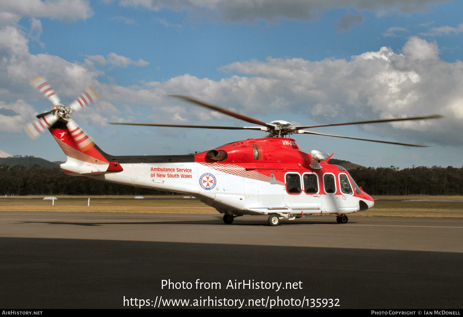 Aircraft Photo of VH-SYJ | AgustaWestland AW-139 | Ambulance Service Of New South Wales | AirHistory.net #135932