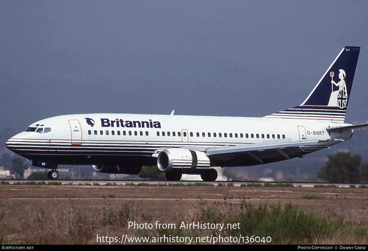 Aircraft Photo of G-BNRT | Boeing 737-3T5 | Britannia Airways | AirHistory.net #136040