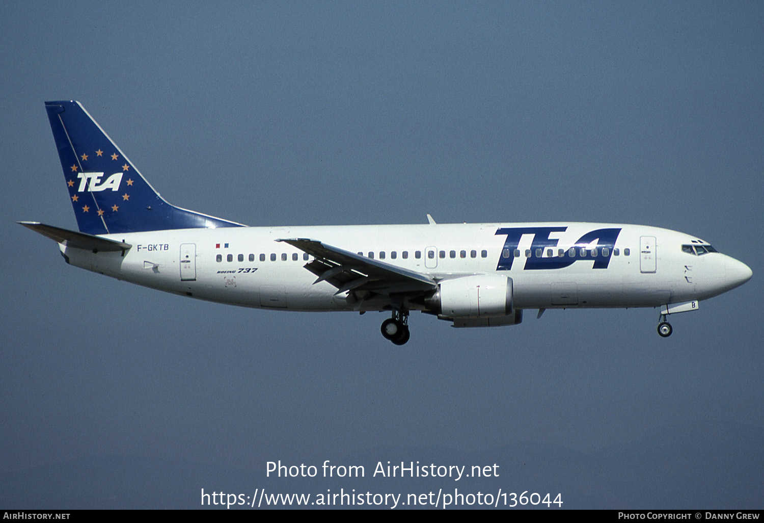 Aircraft Photo of F-GKTB | Boeing 737-3M8 | TEA - Trans European Airways | AirHistory.net #136044