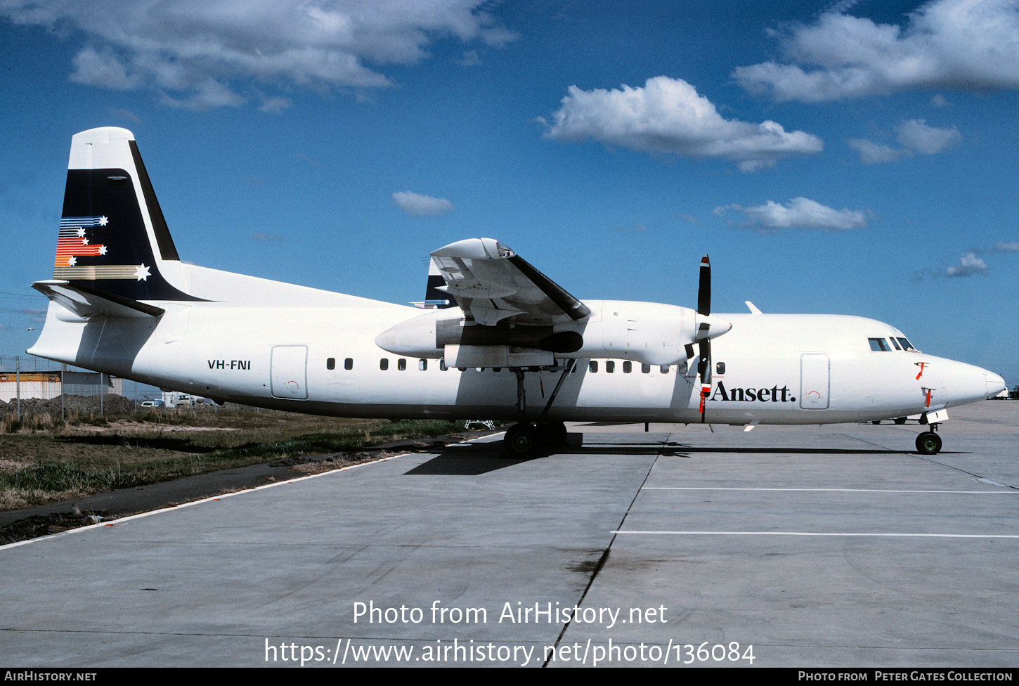 Aircraft Photo of VH-FNI | Fokker 50 | Ansett | AirHistory.net #136084