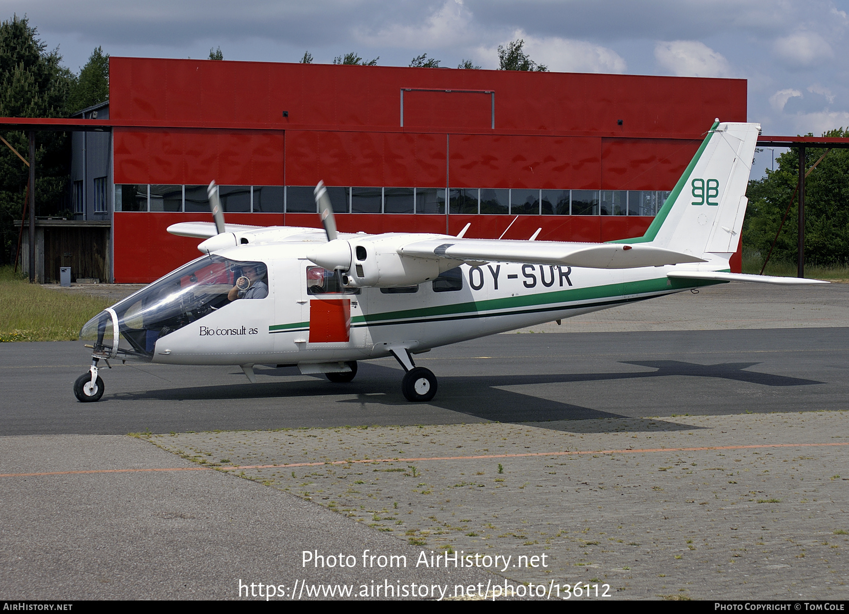 Aircraft Photo of OY-SUR | Partenavia P-68C | AirHistory.net #136112