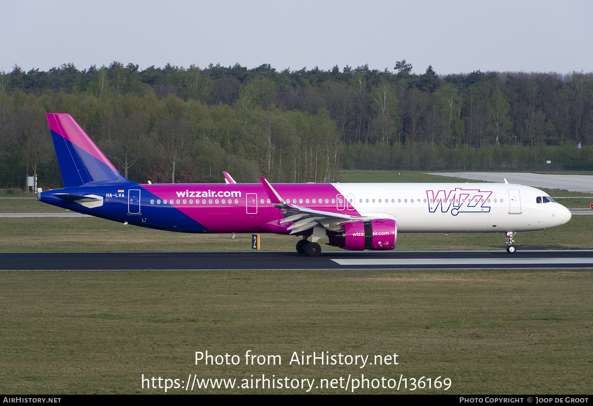 Aircraft Photo of HA-LVA | Airbus A321-271NX | Wizz Air | AirHistory.net #136169