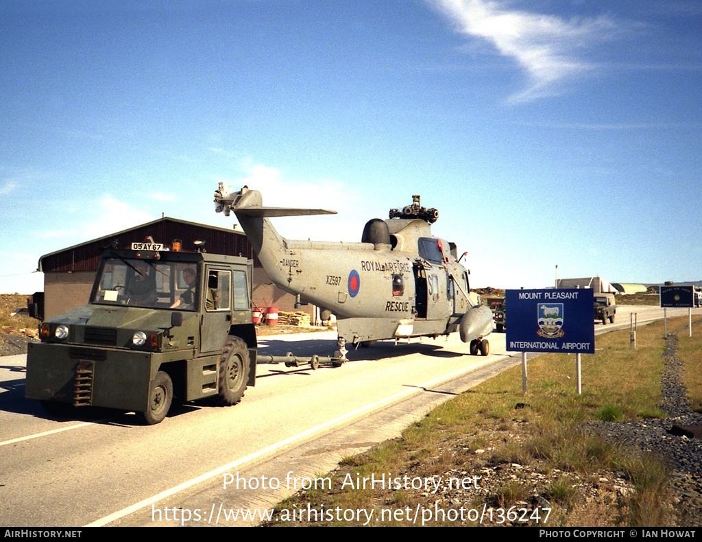 Aircraft Photo of XZ597 | Westland WS-61 Sea King HAR3 | UK - Air Force | AirHistory.net #136247