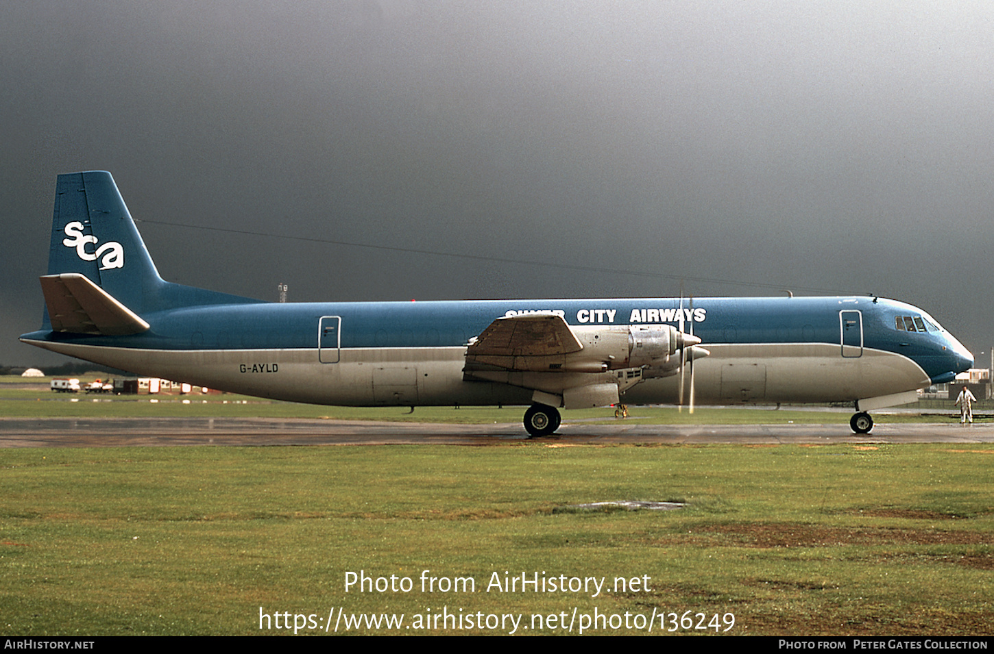 Aircraft Photo of G-AYLD | Vickers 952F Vanguard | Silver City Airways | AirHistory.net #136249