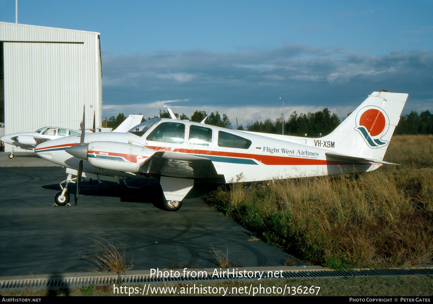 Aircraft Photo of VH-XSM | Beech E55 Baron | Flight West Airlines | AirHistory.net #136267