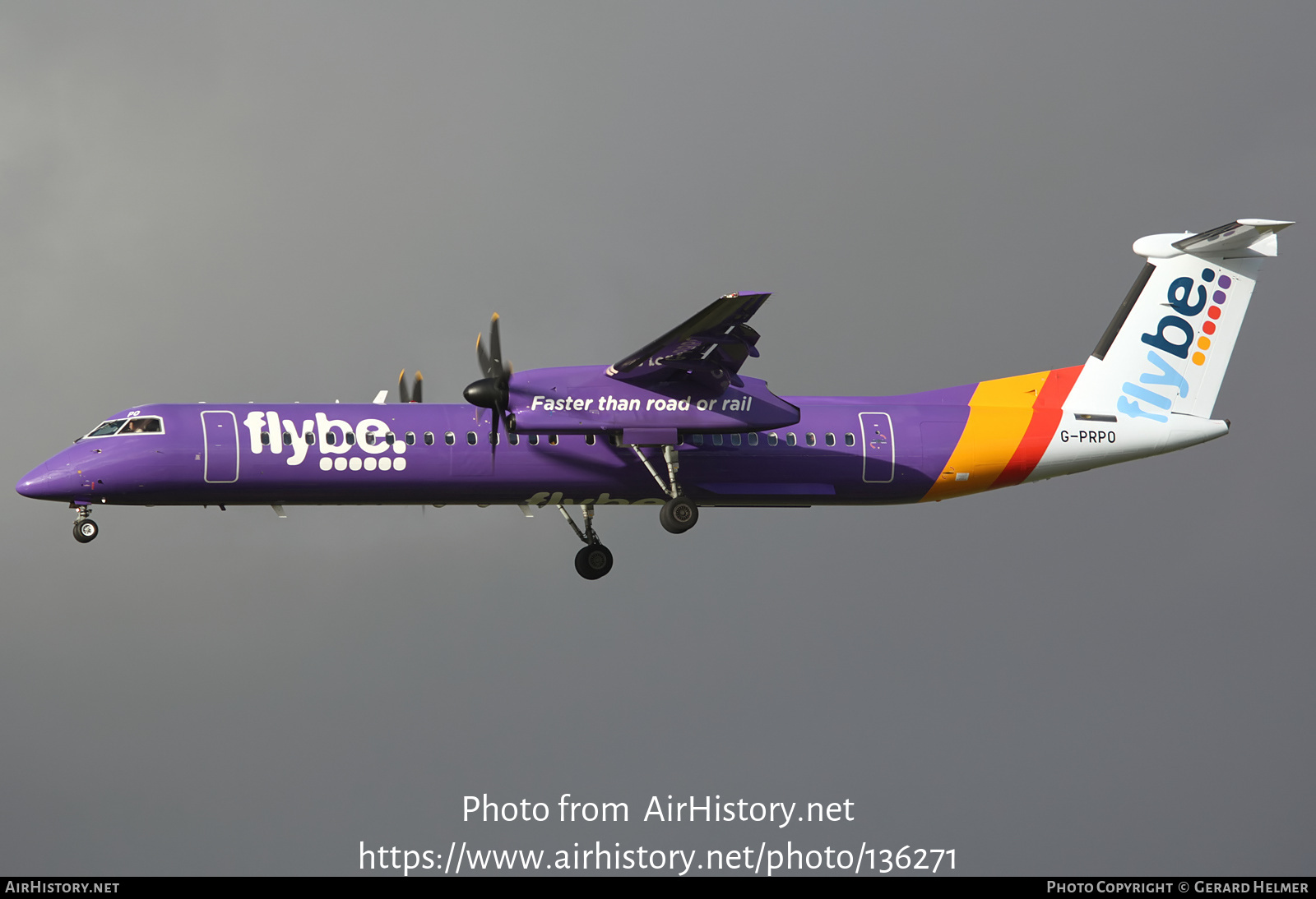 Aircraft Photo of G-PRPO | Bombardier DHC-8-402 Dash 8 | Flybe | AirHistory.net #136271