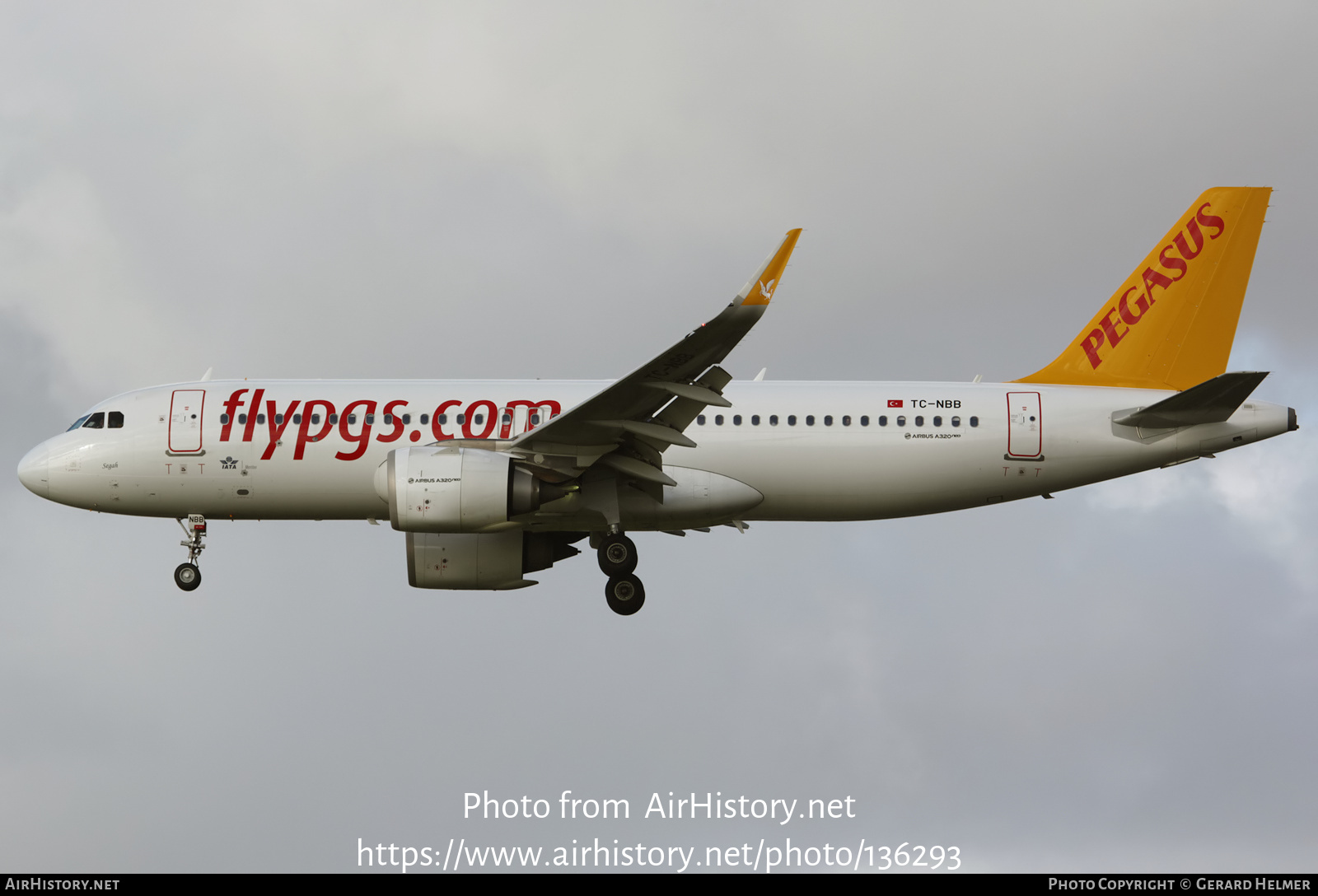 Aircraft Photo of TC-NBB | Airbus A320-251N | Pegasus Airlines | AirHistory.net #136293