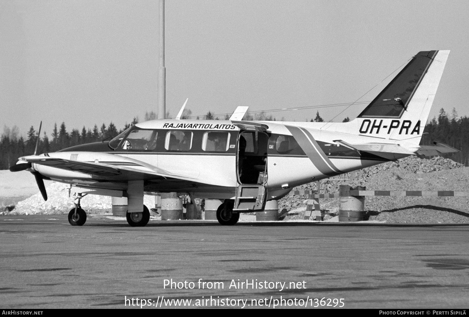 Aircraft Photo of OH-PRA | Piper PA-31-310 Navajo C | Rajavartiolaitos - Finnish Border Guard | AirHistory.net #136295