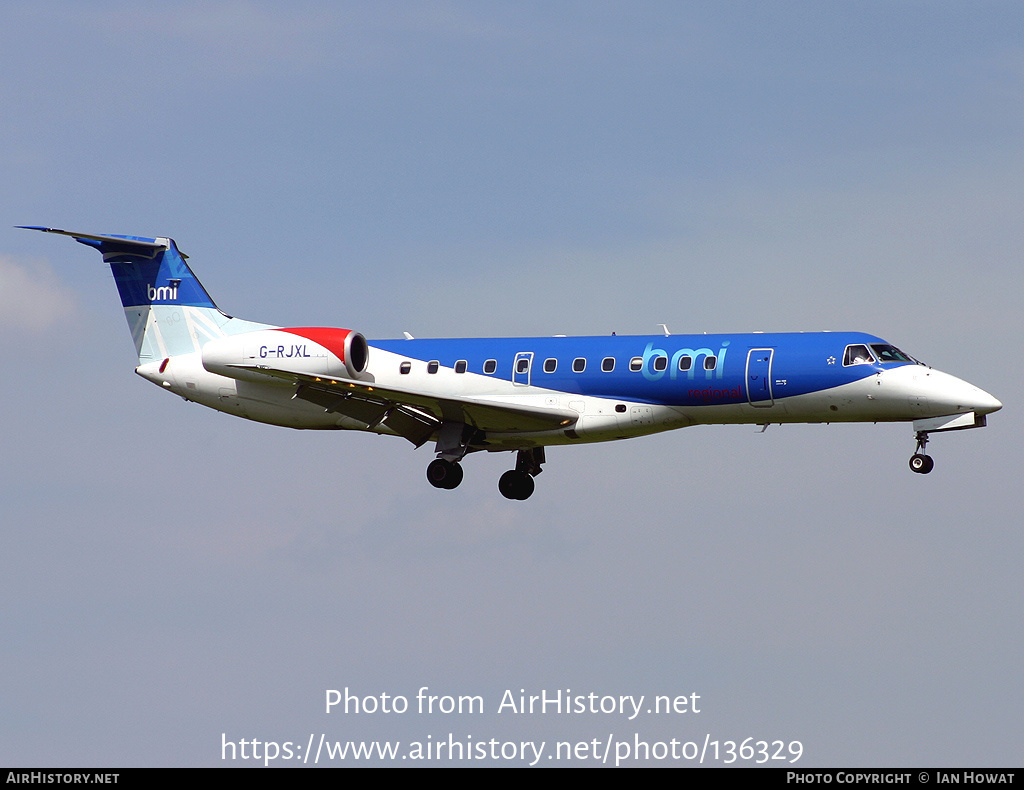 Aircraft Photo of G-RJXL | Embraer ERJ-135ER (EMB-135ER) | BMI Regional | AirHistory.net #136329