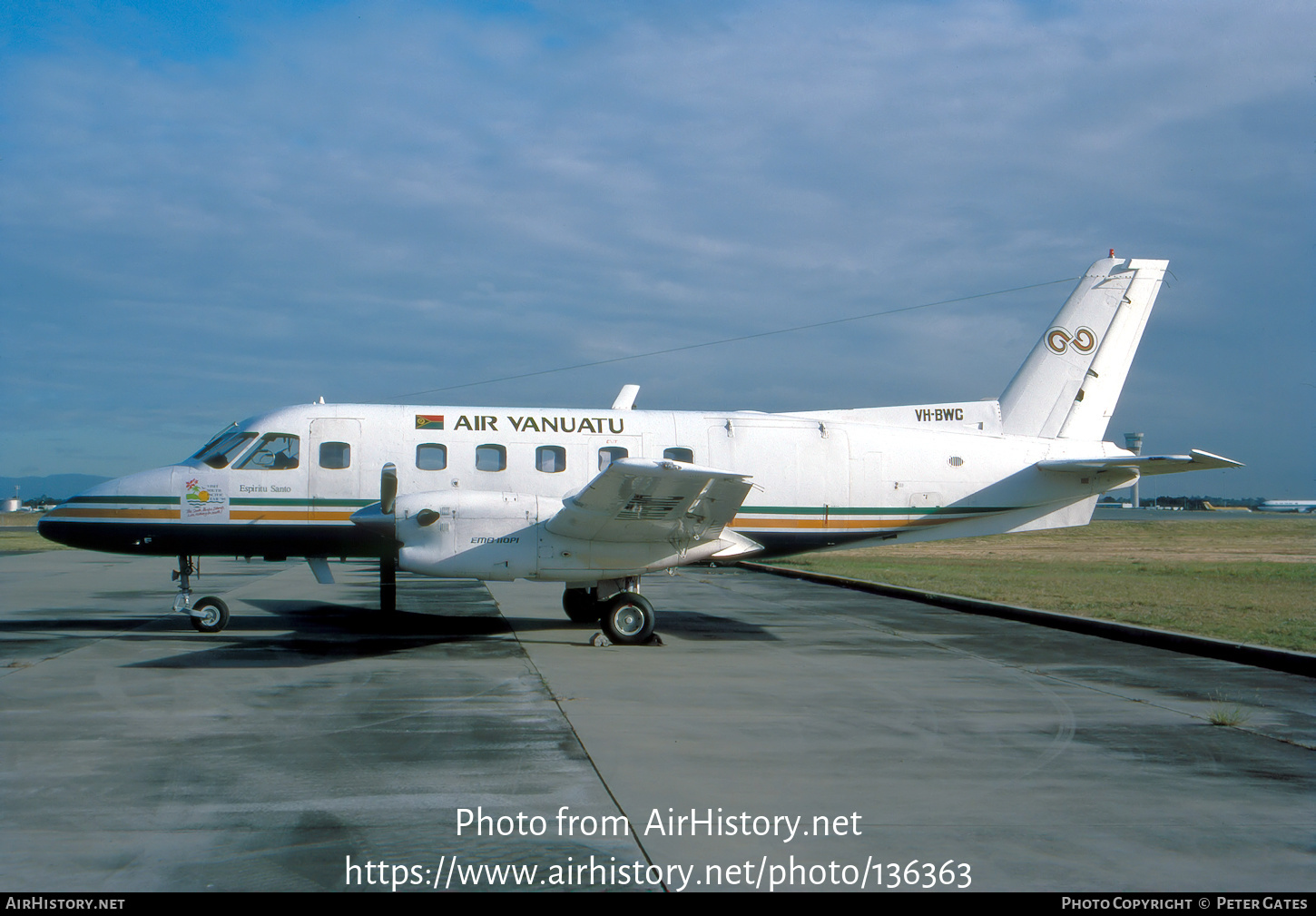 Aircraft Photo of VH-BWC | Embraer EMB-110P1 Bandeirante | Air Vanuatu | AirHistory.net #136363