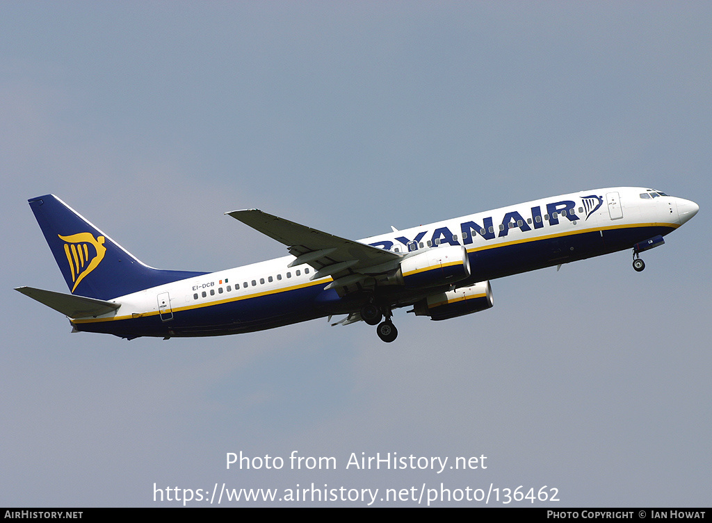 Aircraft Photo of EI-DCB | Boeing 737-8AS | Ryanair | AirHistory.net #136462