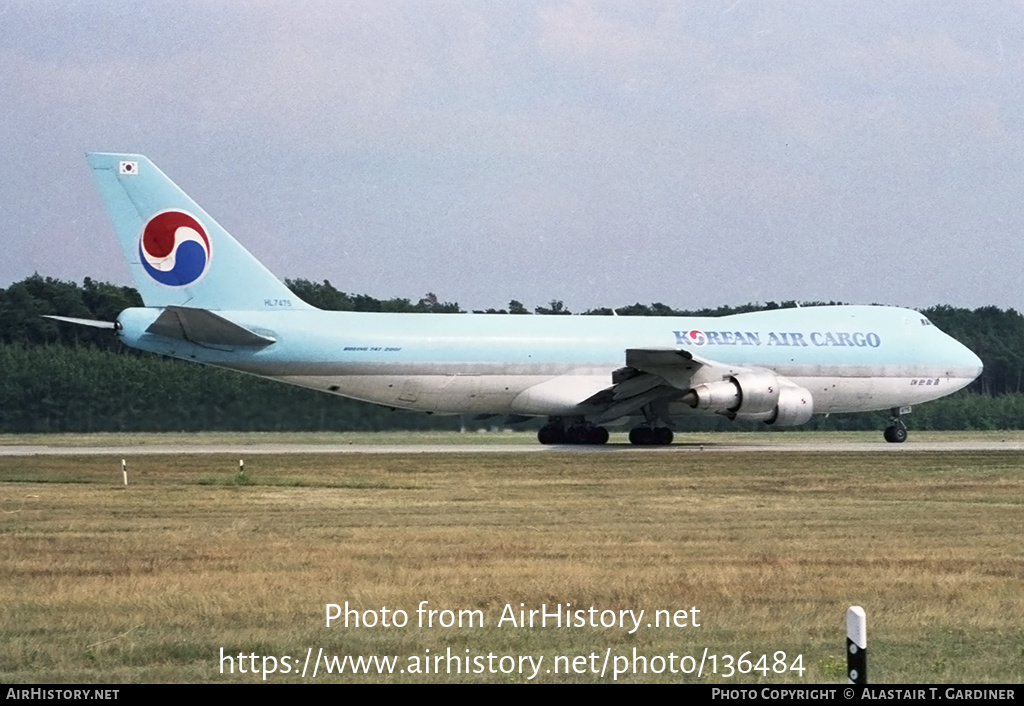 Aircraft Photo of HL7475 | Boeing 747-2B5F/SCD | Korean Air Cargo | AirHistory.net #136484