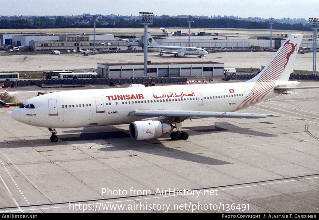 Aircraft Photo of TS-IMA | Airbus A300B4-203 | Tunisair | AirHistory.net #136491