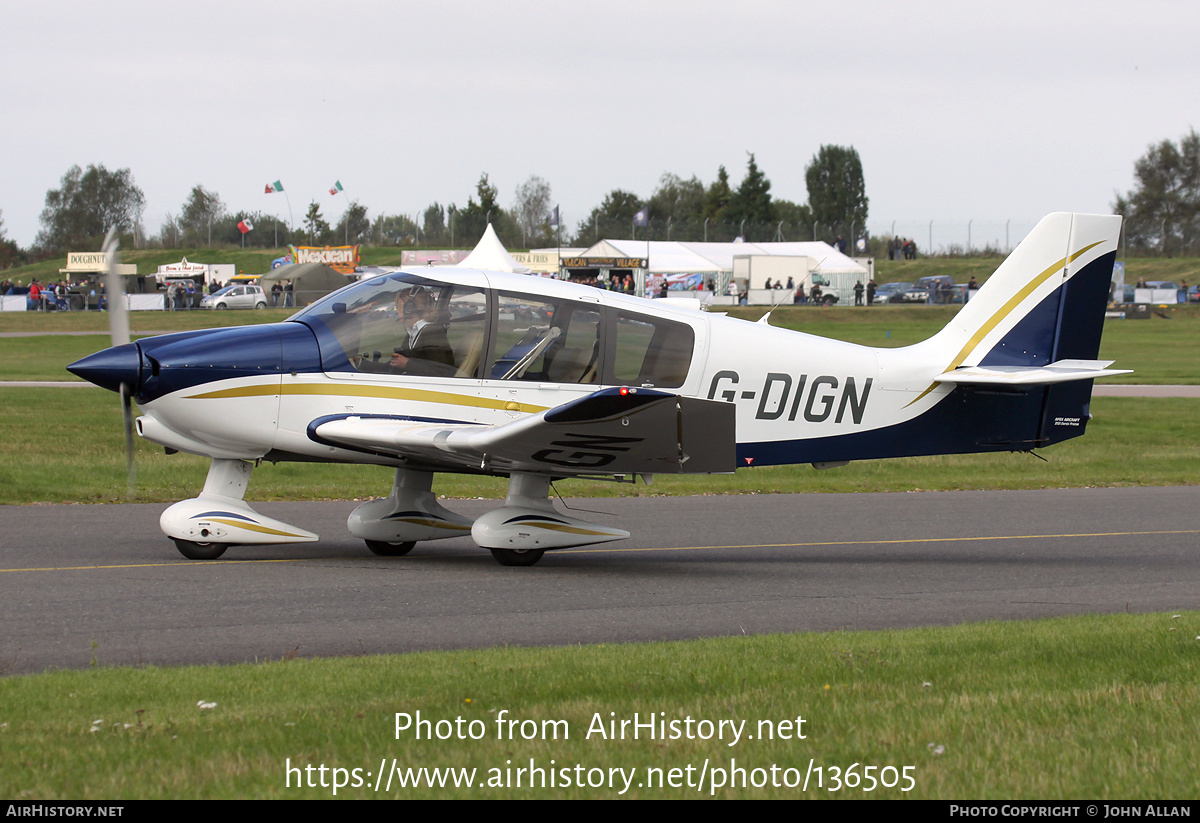 Aircraft Photo of G-DIGN | Robin DR-400-180 Regent | AirHistory.net #136505