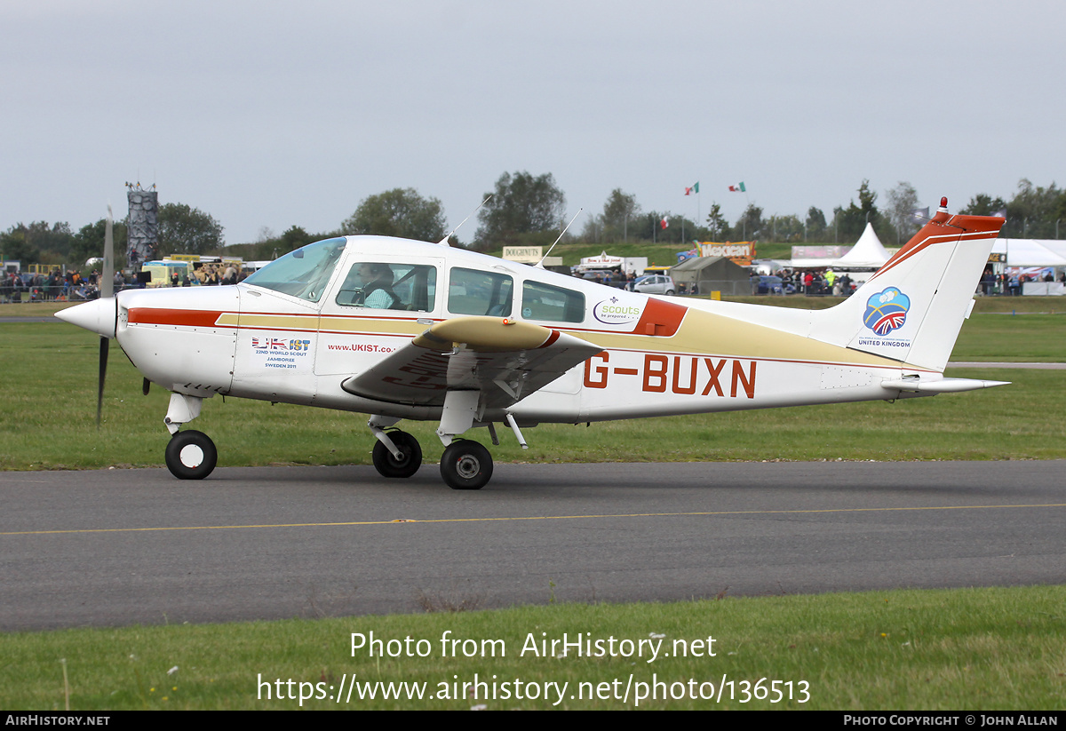 Aircraft Photo of G-BUXN | Beech C23 Sundowner 180 | AirHistory.net #136513