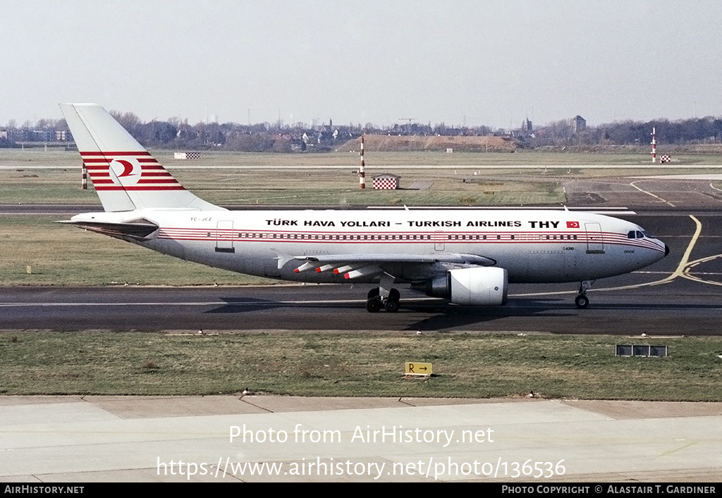 Aircraft Photo of TC-JCZ | Airbus A310-304 | THY Türk Hava Yolları - Turkish Airlines | AirHistory.net #136536