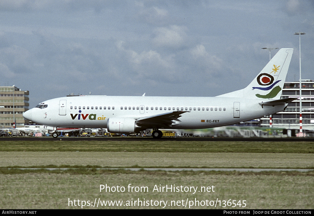 Aircraft Photo of EC-FET | Boeing 737-3Q8 | Viva Air | AirHistory.net #136545