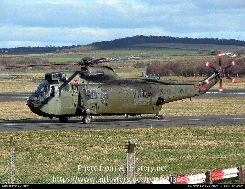 Aircraft Photo of ZF119 | Westland WS-61 Sea King HC4 | UK - Navy | AirHistory.net #136584