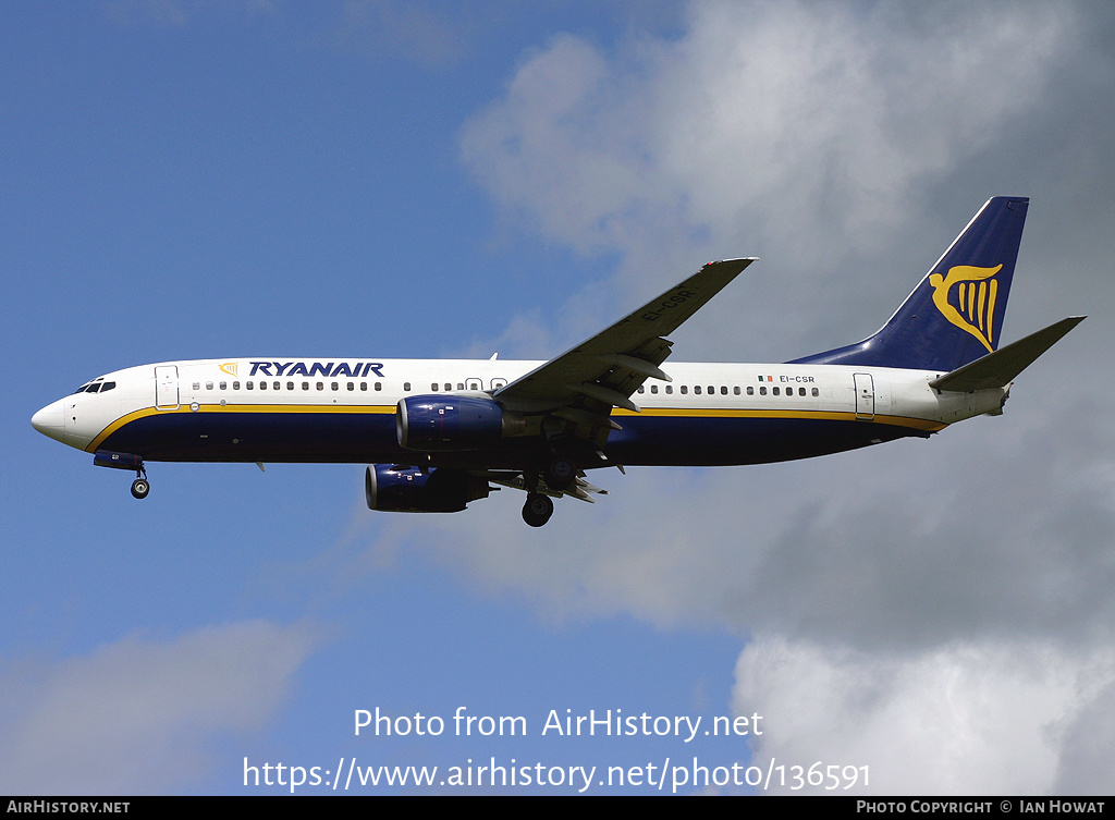 Aircraft Photo of EI-CSR | Boeing 737-8AS | Ryanair | AirHistory.net #136591