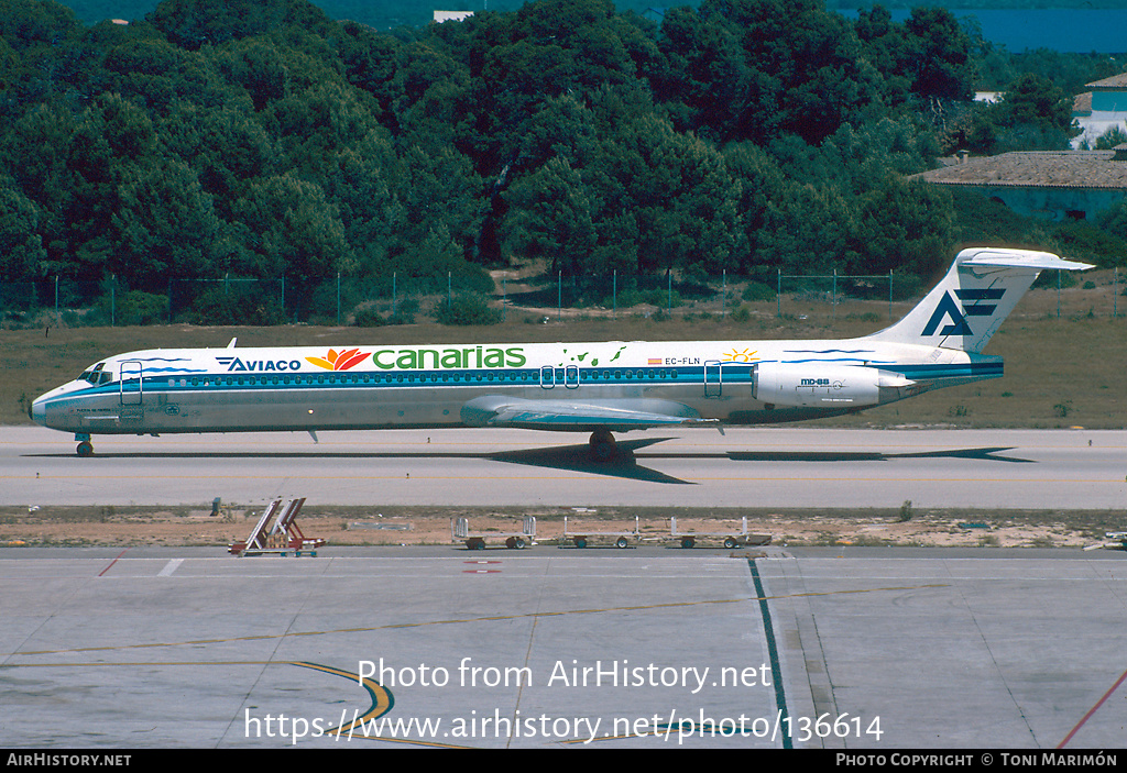 Aircraft Photo of EC-FLN | McDonnell Douglas MD-88 | Aviaco | AirHistory.net #136614