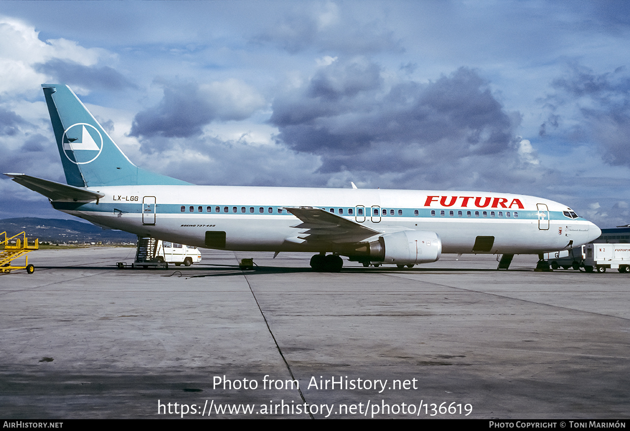 Aircraft Photo of LX-LGG | Boeing 737-4C9 | Futura International Airways | AirHistory.net #136619