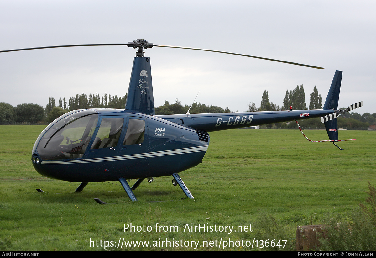 Aircraft Photo of G-CGGS | Robinson R-44 Raven II | Oakfield Investments Ltd | AirHistory.net #136647