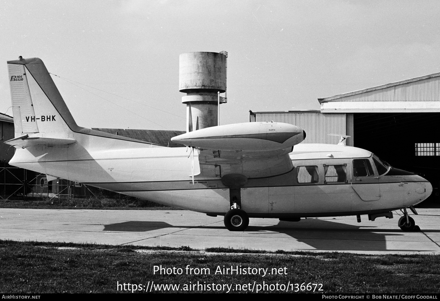 Aircraft Photo of VH-BHK | Piaggio P-166 | AirHistory.net #136672