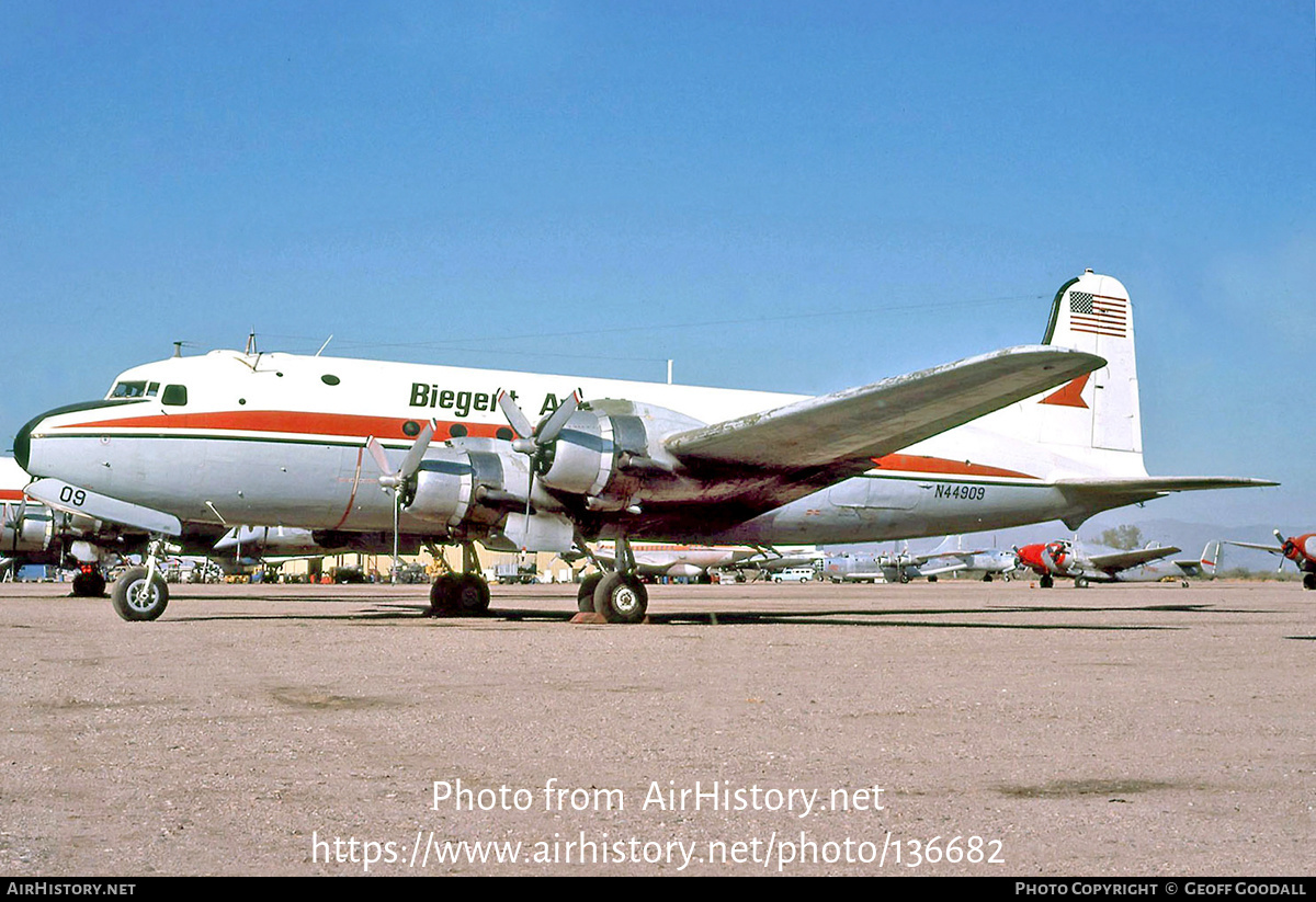 Aircraft Photo of N44909 | Douglas C-54R Skymaster | Biegert Aviation | AirHistory.net #136682