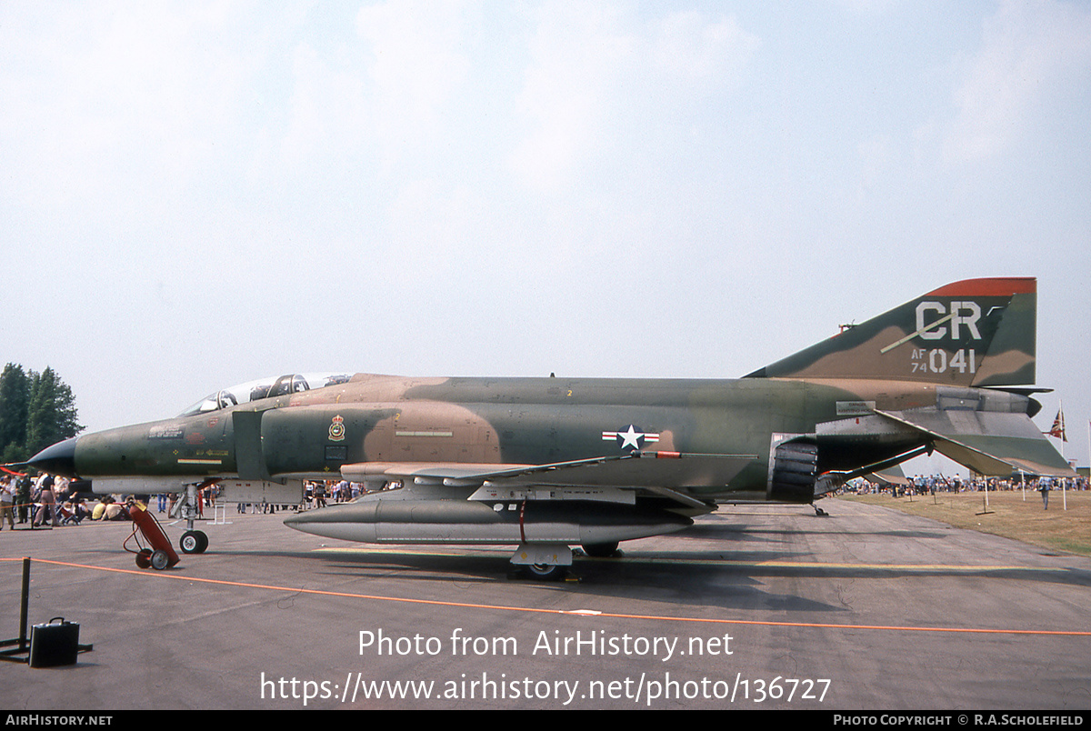 Aircraft Photo of 74-1041 / AF74-041 | McDonnell Douglas F-4E Phantom II | USA - Air Force | AirHistory.net #136727