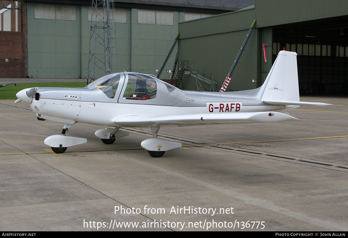 Aircraft Photo of G-RAFB | Grob G-115 | AirHistory.net #136775