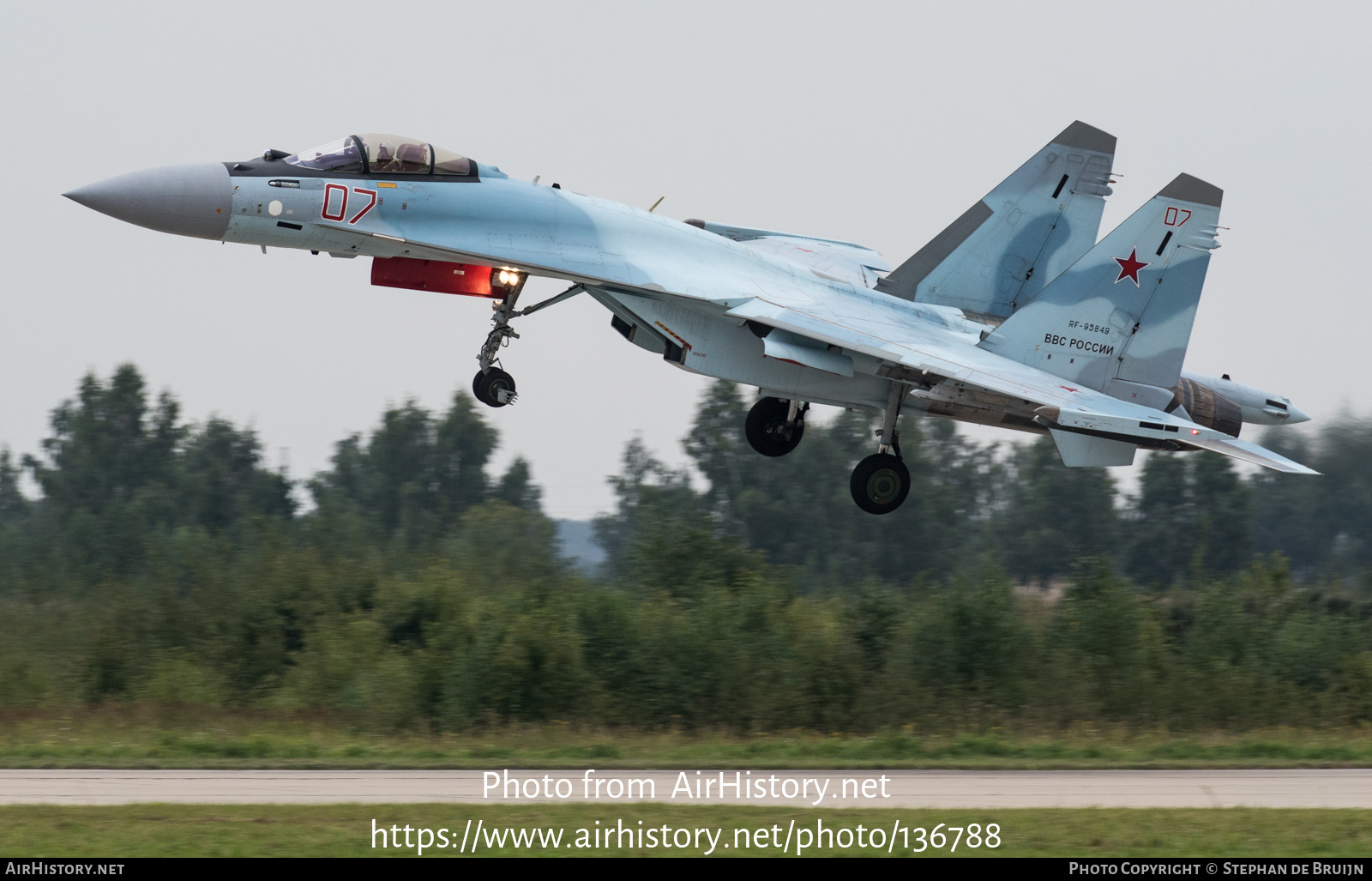 Aircraft Photo of RF-95849 | Sukhoi Su-35S | Russia - Air Force | AirHistory.net #136788