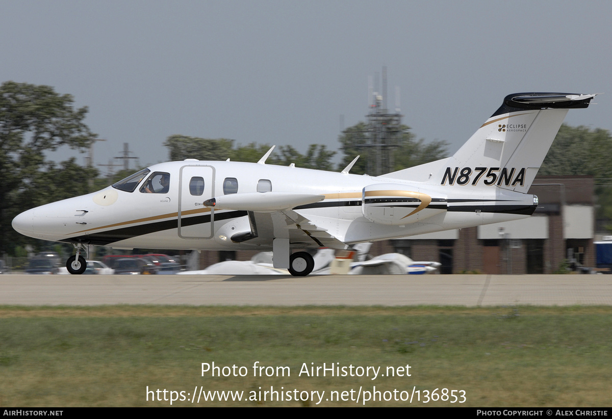 Aircraft Photo of N875NA | Eclipse 500 (EA500) | AirHistory.net #136853