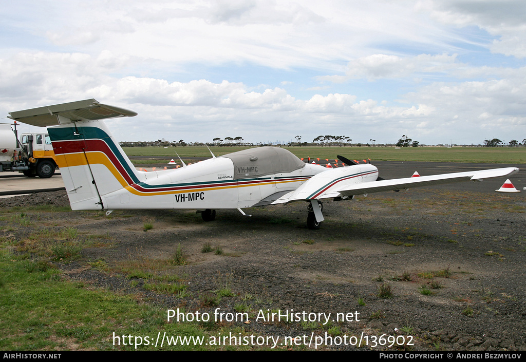 Aircraft Photo of VH-MPC | Piper PA-44-180 Seminole | AirHistory.net #136902