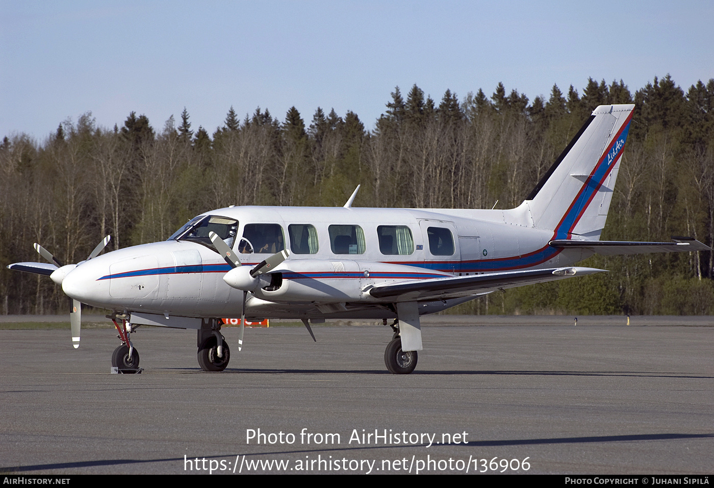 Aircraft Photo of SE-ILY | Piper PA-31-350 Navajo Chieftain | Lid Air | AirHistory.net #136906