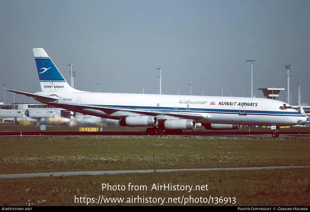 Aircraft Photo of N735PL | McDonnell Douglas DC-8-62H(F) | Kuwait Airways Cargo | AirHistory.net #136913