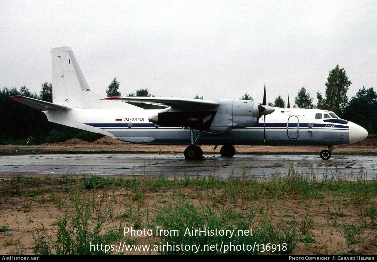 Aircraft Photo of RA-26218 | Antonov An-26 | AirHistory.net #136918