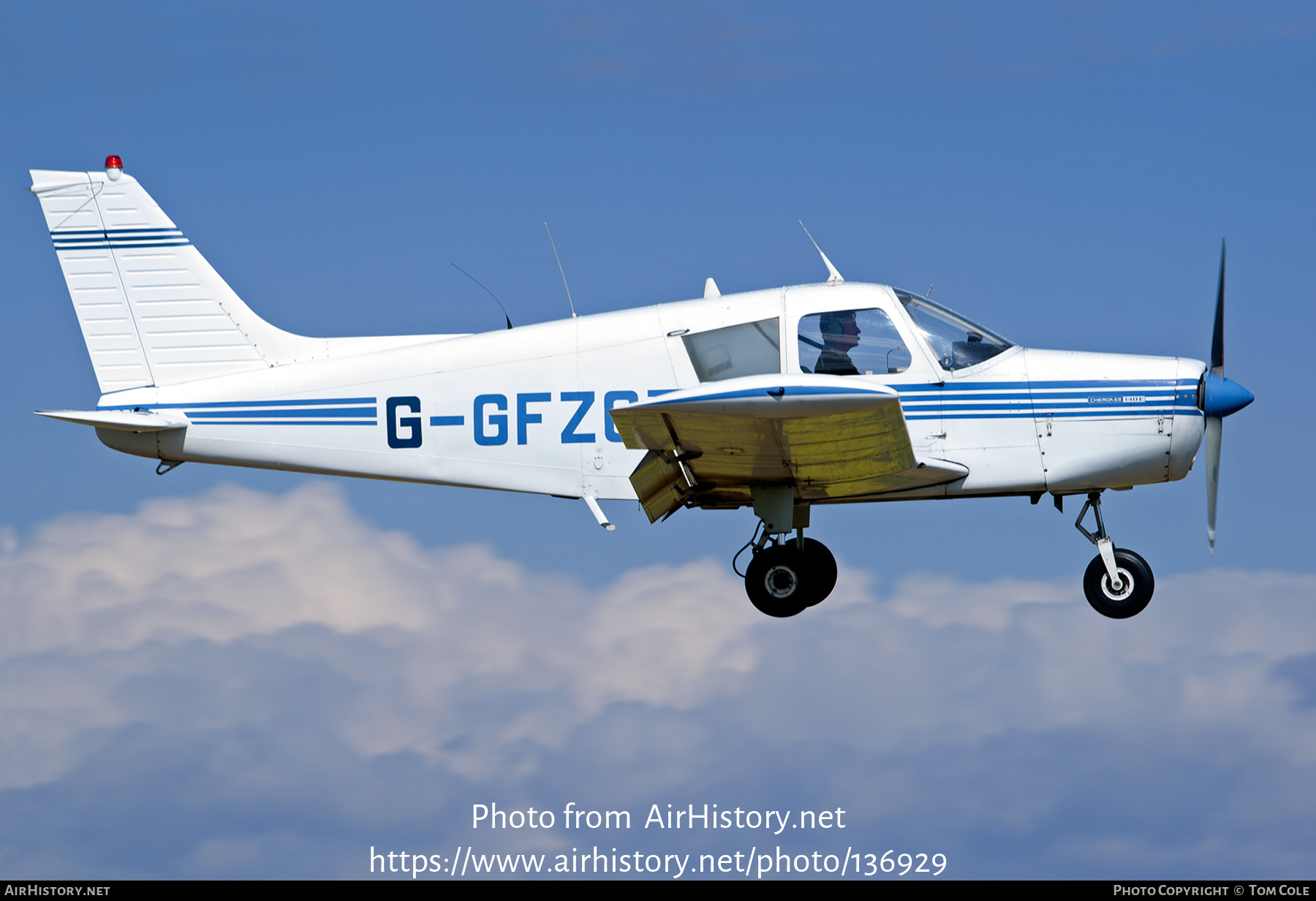 Aircraft Photo of G-GFZG | Piper PA-28-140 Cherokee | AirHistory.net #136929