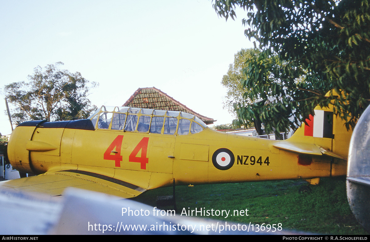 Aircraft Photo of NZ944 | North American NA-66 Harvard II | New Zealand - Air Force | AirHistory.net #136958