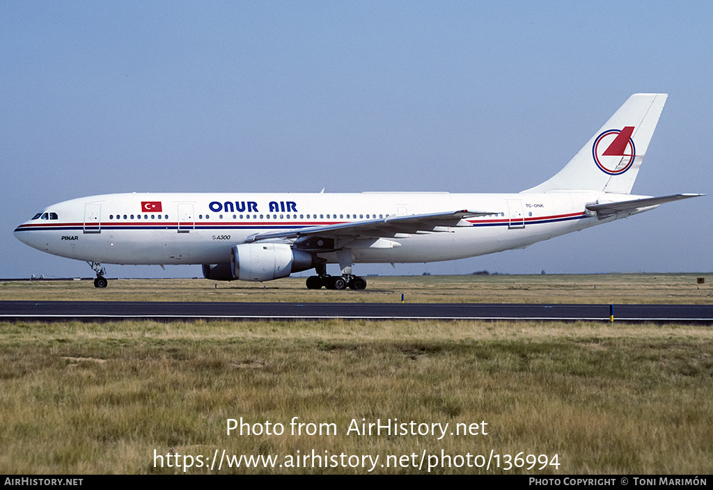 Aircraft Photo of TC-ONK | Airbus A300B4-103 | Onur Air | AirHistory.net #136994