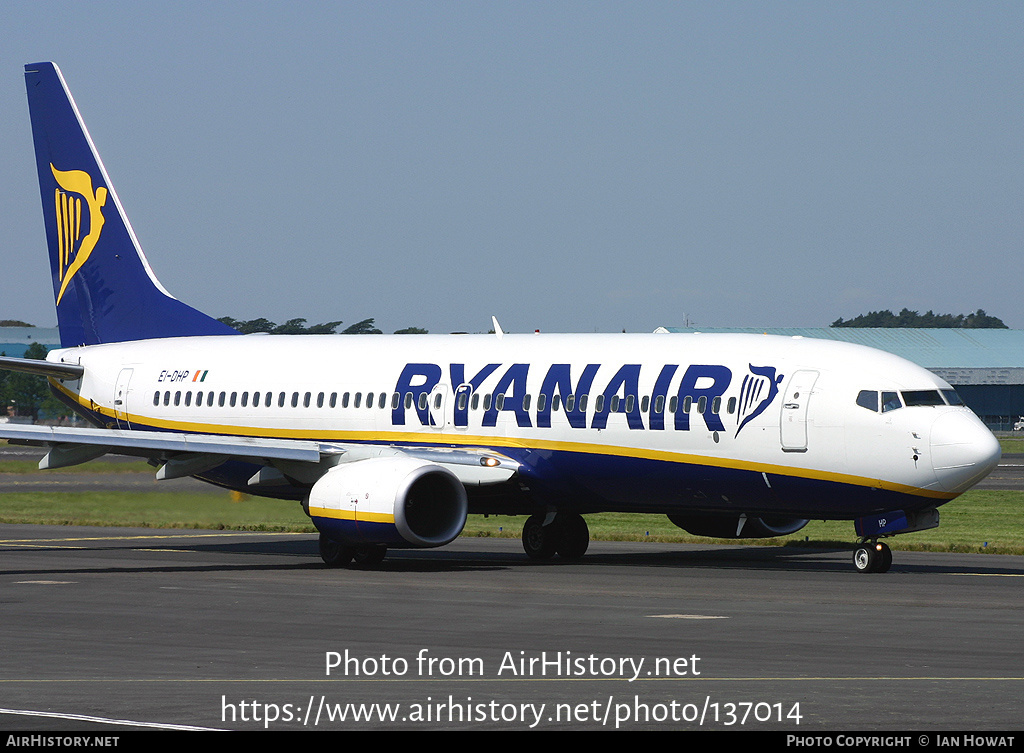 Aircraft Photo of EI-DHP | Boeing 737-8AS | Ryanair | AirHistory.net #137014