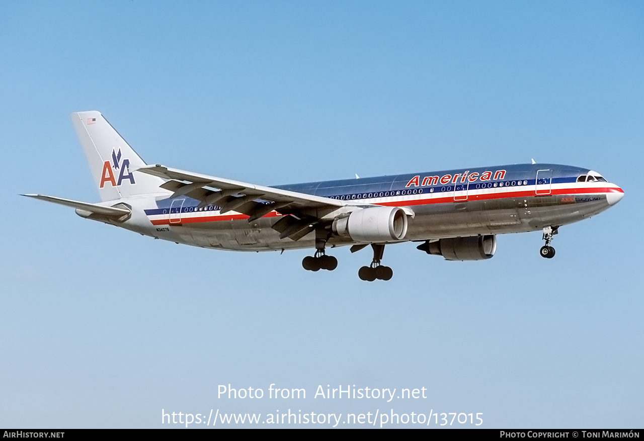 Aircraft Photo of N34078 | Airbus A300B4-605R | American Airlines | AirHistory.net #137015