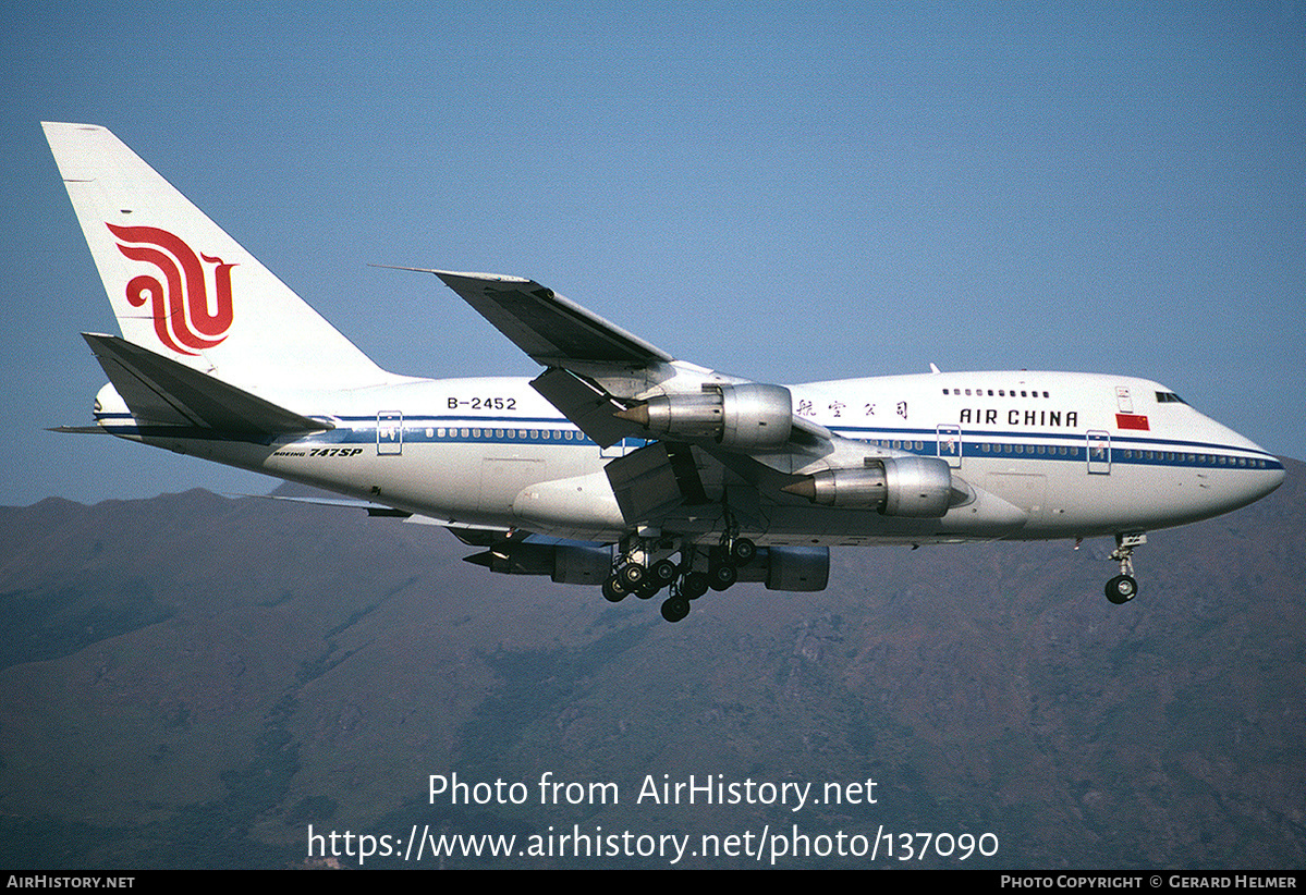 Aircraft Photo of B-2452 | Boeing 747SP-J6 | Air China | AirHistory.net #137090